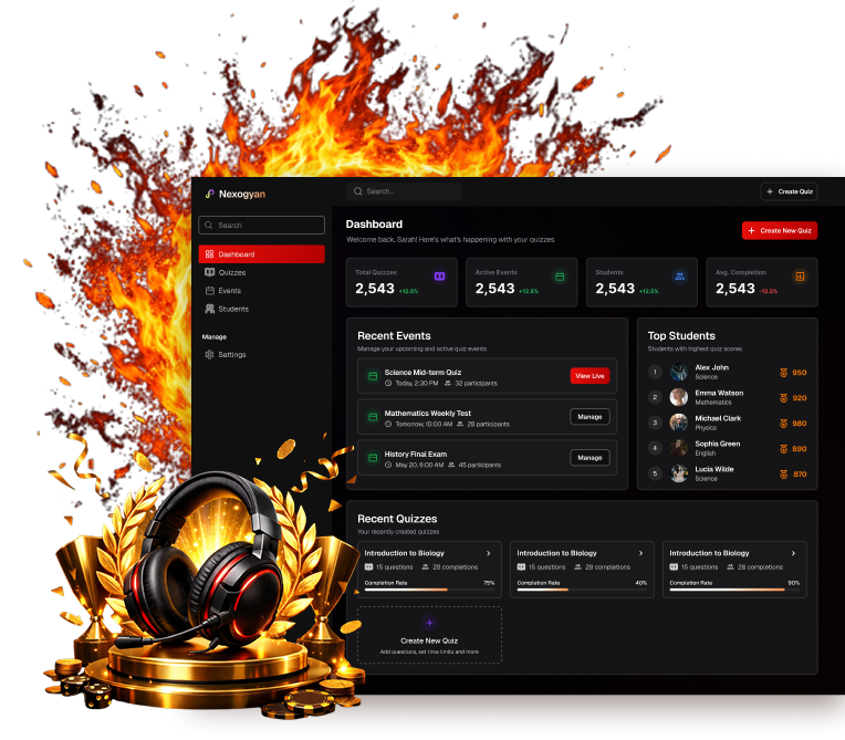 Nexogyan dashboard hero visual
